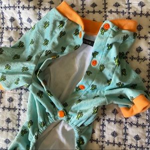 Fuzzyard Puppy Dog Cactus Pajama Size 3